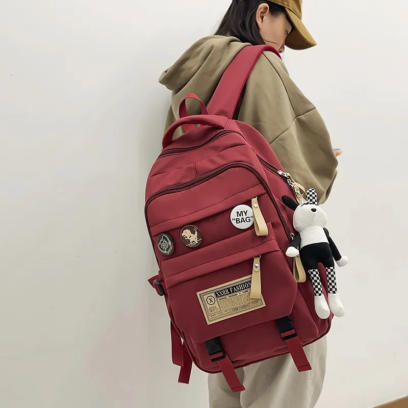 Alcohol Dragon Oxford Backpack Regular Unisex Multicolor-15