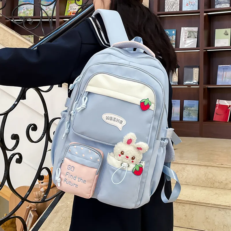 Alcohol Dragon Canvas Backpack Regular Women's Multicolor-20