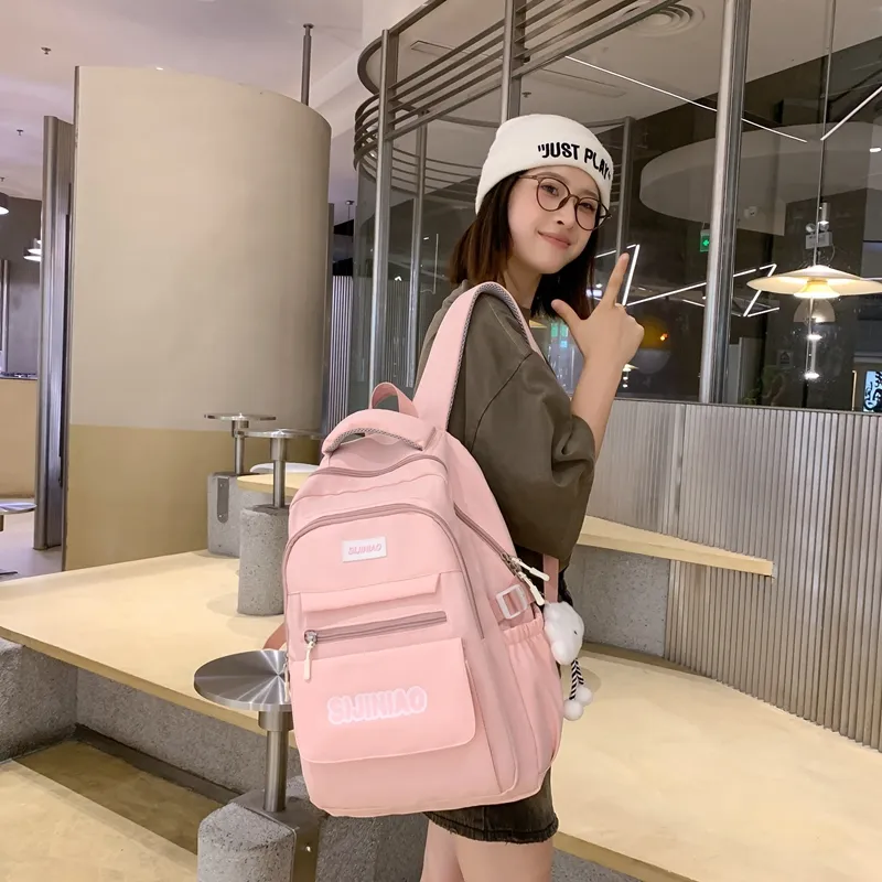Alcohol Dragon Nylon Backpack Regular Unisex Multicolor-13