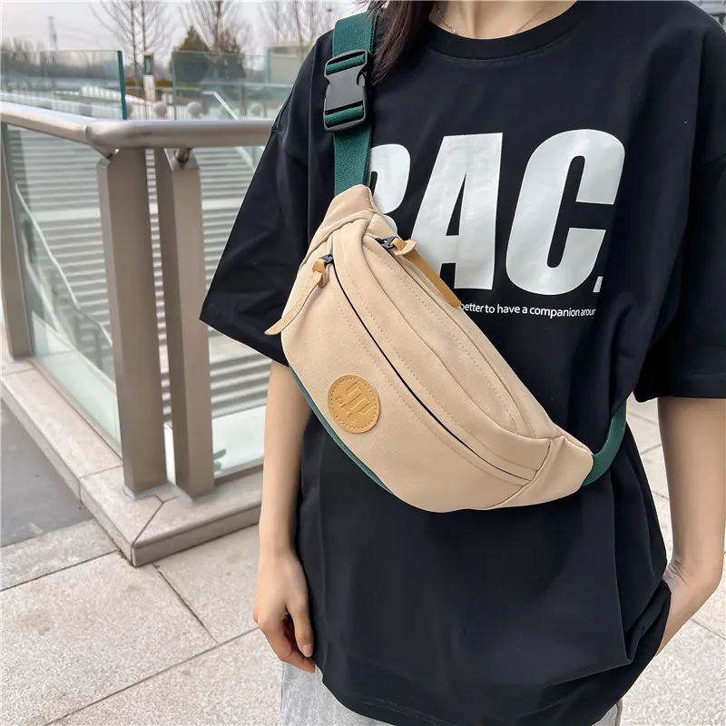 Alcohol Dragon Oxford Sling Bag Regular Unisex Light Gray/Khaki/Orange Red/Lake Green/Black-19