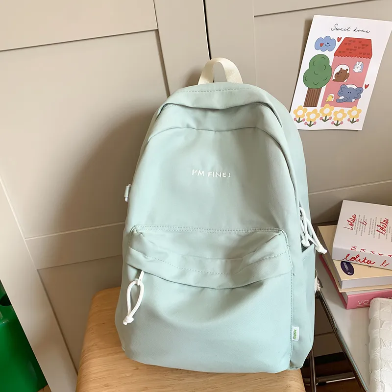 Alcohol Dragon Nylon Backpack Regular Women's Multicolor-38