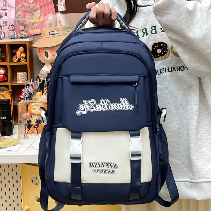 Alcohol Dragon Nylon Backpack Regular Unisex Multicolor-14