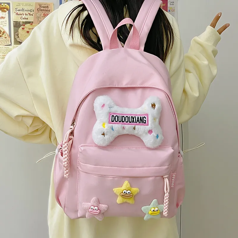 Alcohol Dragon Nylon Backpack Women's-5