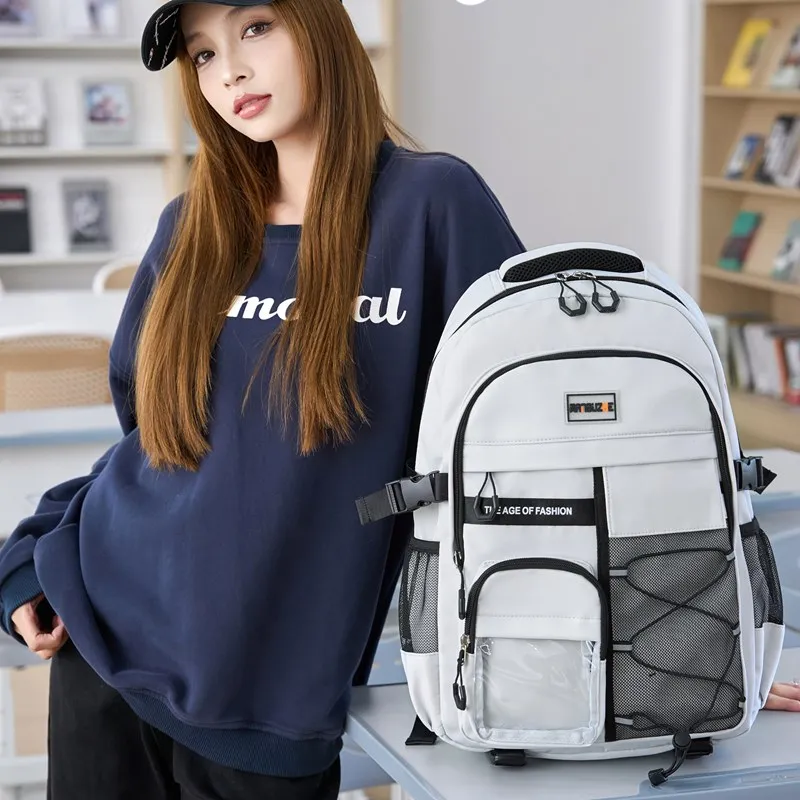 Alcohol Dragon Polyester Backpack Unisex Multicolor-13