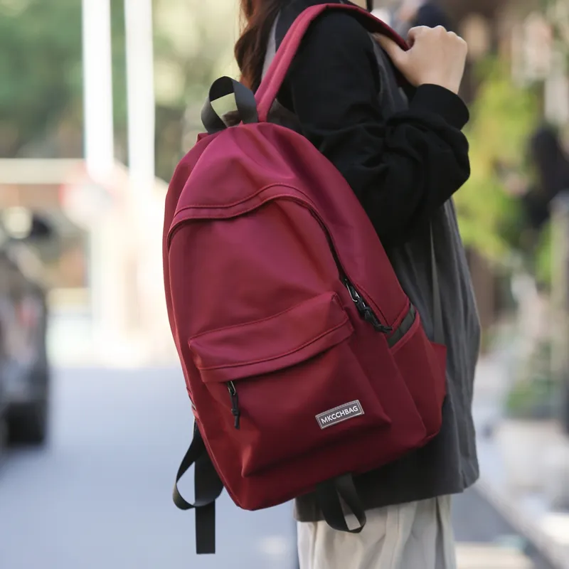 Alcohol Dragon Nylon Backpack Regular Unisex Black/Blue/White/Red-2