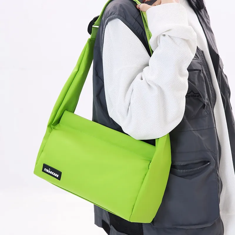 Alcohol Dragon Oxford Shoulder Bag, Crossbody Bag Unisex Black/Khaki/Green/Blue-1