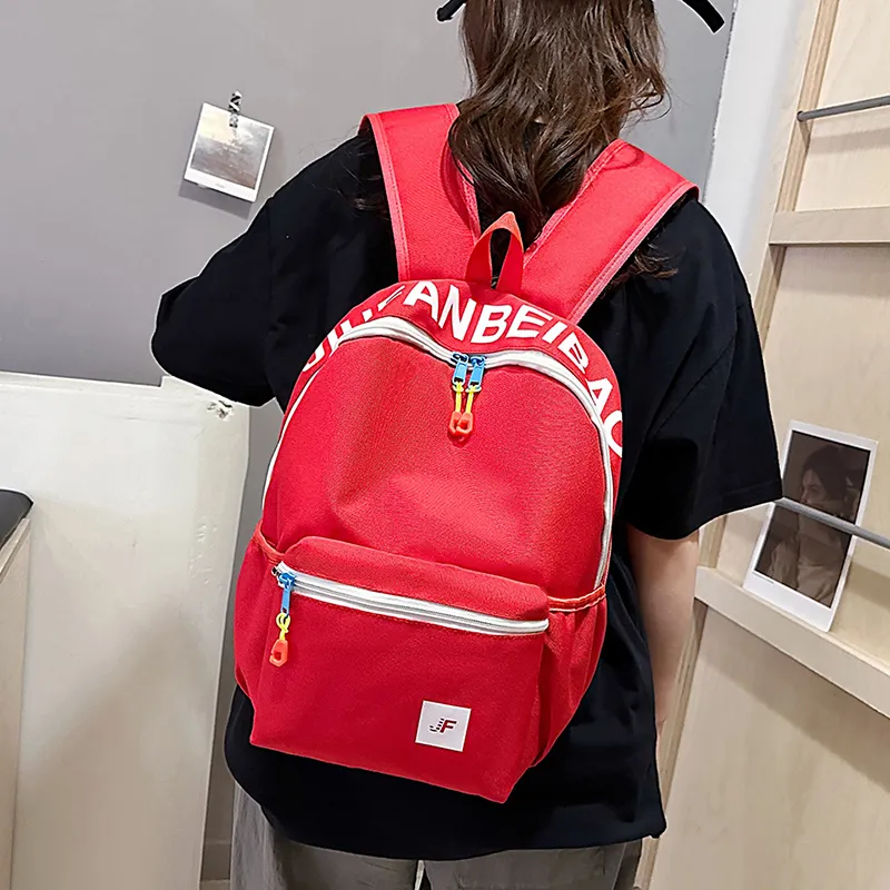 Alcohol Dragon Oxford Backpack Regular Unisex Fuchsia/Pink/Red/Blue-17