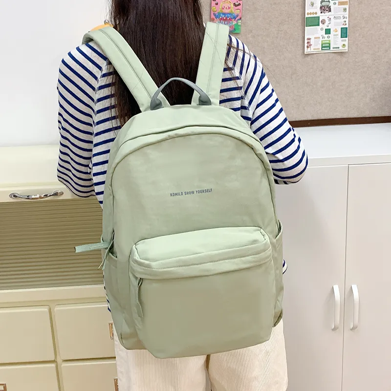 Alcohol Dragon Nylon Fabric Backpack Large Size Women's Multicolor-28