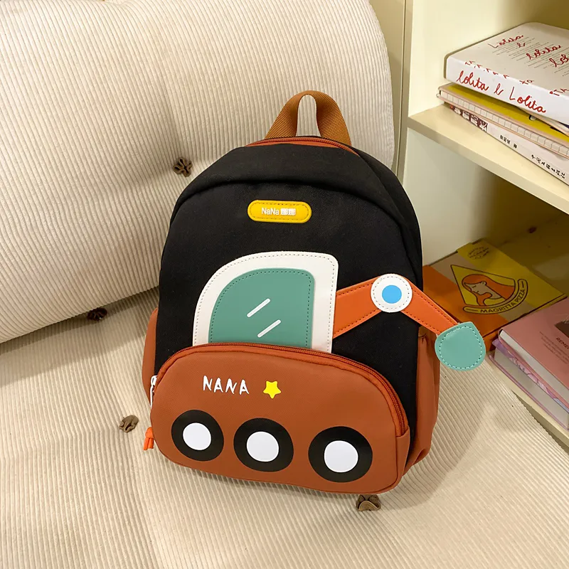 Alcohol Dragon Nylon Backpack Regular Kids' Multicolor-2