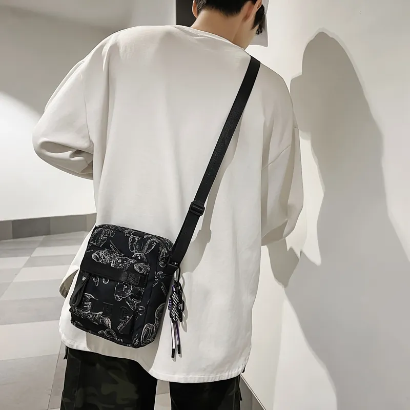 Alcohol dragon Crossbody Bags-10