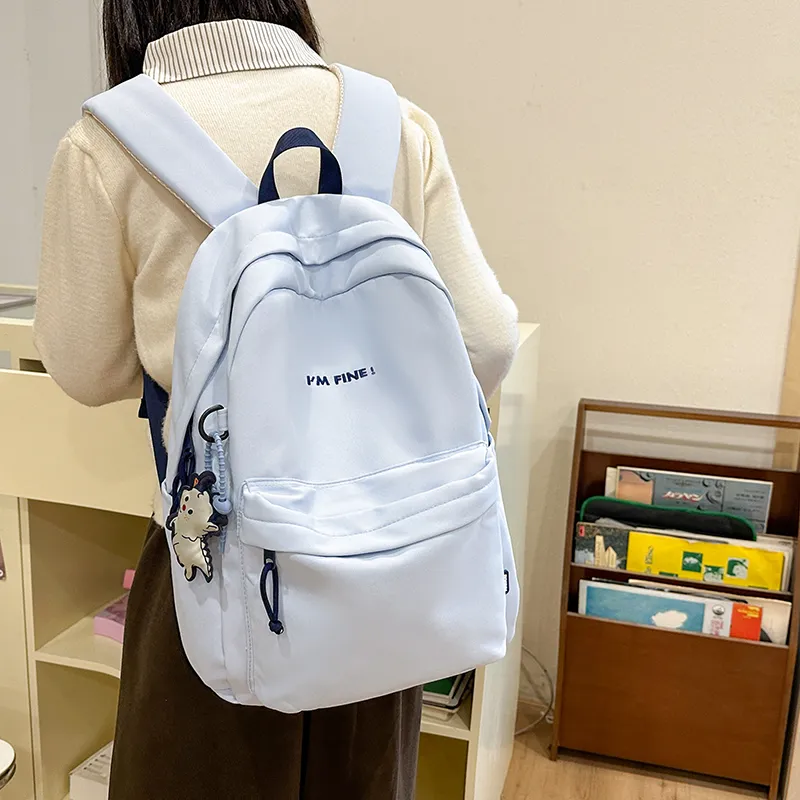 Alcohol Dragon Nylon Backpack Regular Women's Multicolor-31