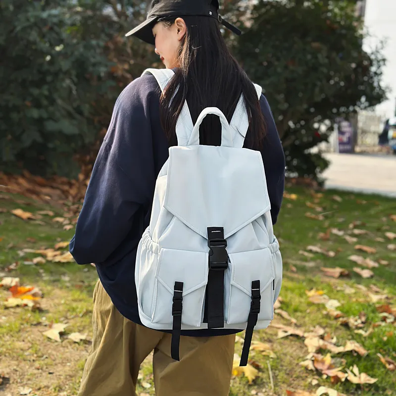 Alcohol Dragon Nylon Backpack Regular Unisex Multicolor-29