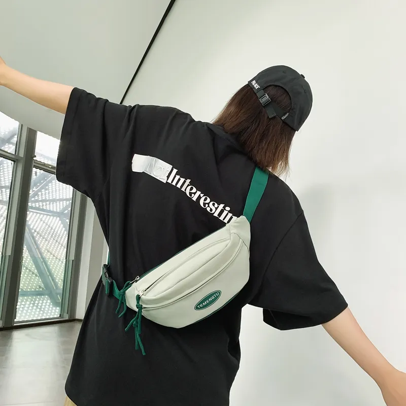 Alcohol Dragon Nylon Sling Bag Regular Unisex Black/Green Blue/Red Pink-3