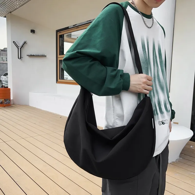GOBLIN SHARKS 1759 Nylon Dumpling Bag Shoulder Bag Regular Unisex Multicolor-13