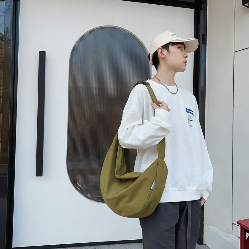 GOBLIN SHARKS 1759 Nylon Dumpling Bag Shoulder Bag Regular Unisex Multicolor-49