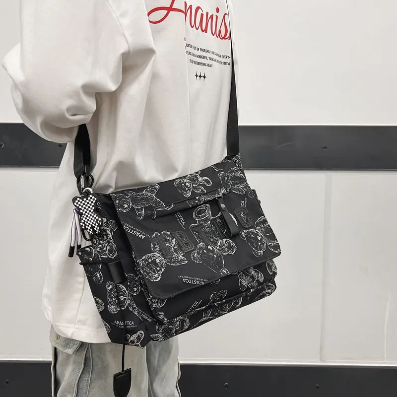 Alcohol dragon Shoulder Bags-7