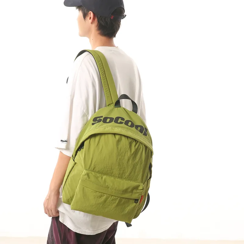 Alcohol Dragon Nylon Backpack Unisex Multicolor-9