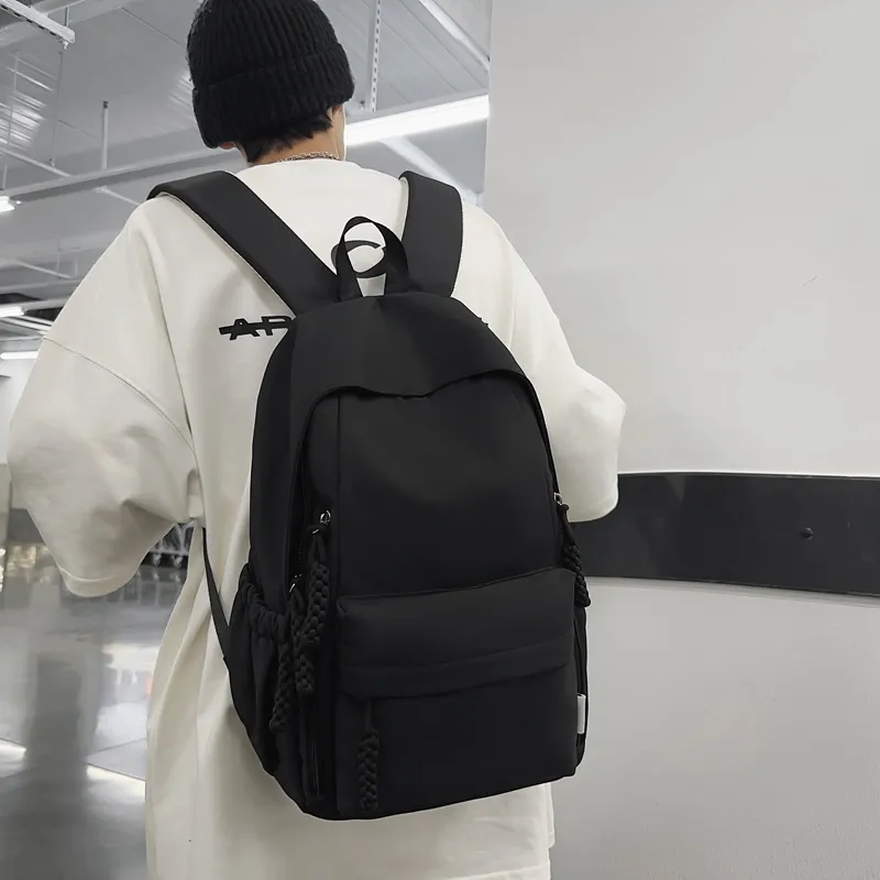 Alcohol Dragon Nylon Backpack Regular Unisex Multicolor-1