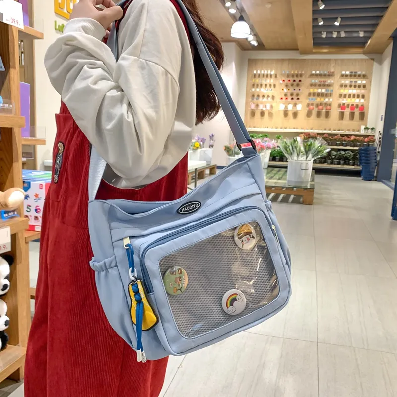 Alcohol Dragon Nylon With PVC Shoulder Bag, Crossbody Bag Unisex-2