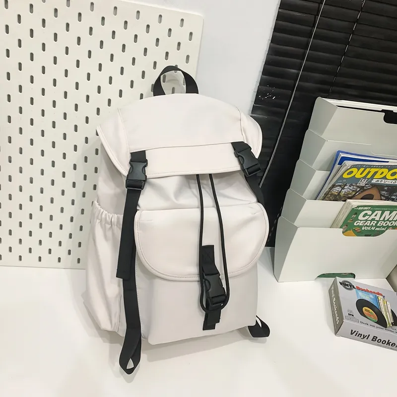 Alcohol Dragon Nylon Backpack Unisex Multicolor-9
