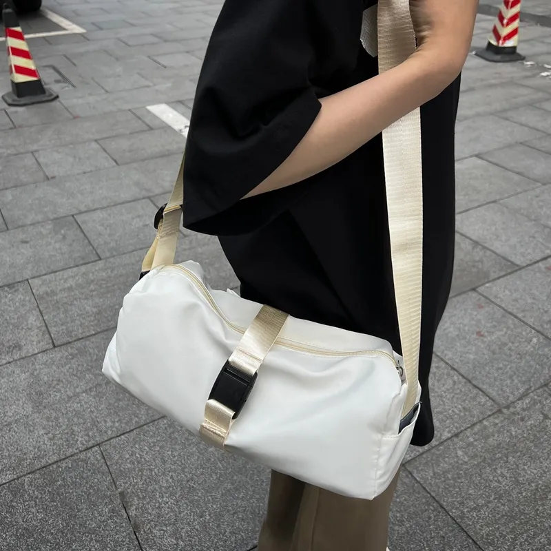 Alcohol Dragon Nylon Crossbody Bag Shoulder Bag Regular Unisex Black/Red/Pink/White/Blue/Yellow-25