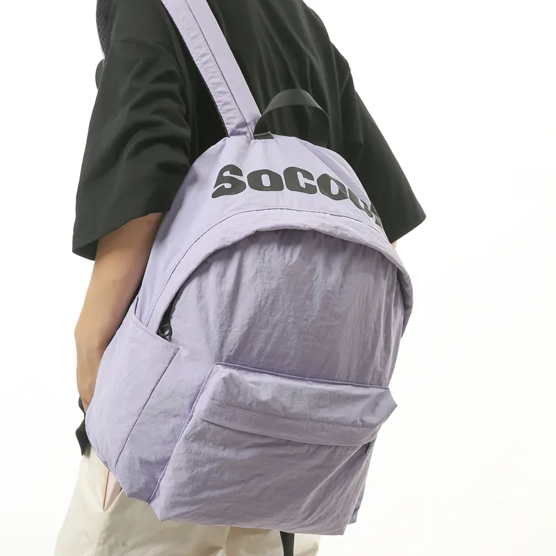Alcohol Dragon Nylon Backpack Unisex Multicolor-4