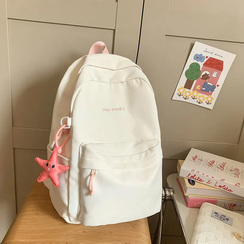 Alcohol Dragon Nylon Backpack Regular Women's Multicolor-16