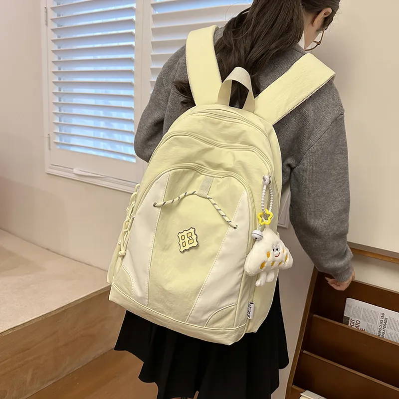 Alcohol Dragon Nylon Backpack Women's Multicolor-21