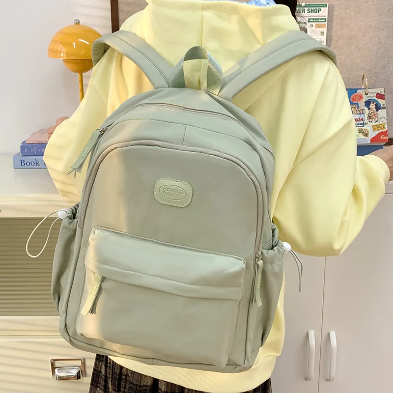 Alcohol Dragon Nylon Fabric Backpack Unisex Multicolor-39