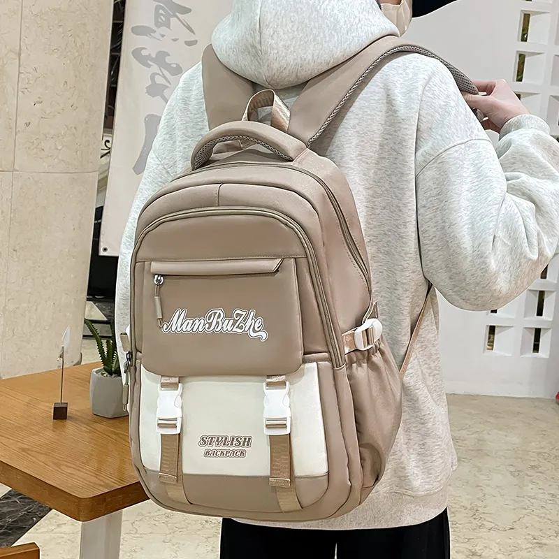 Alcohol Dragon Nylon Backpack Regular Unisex Multicolor-20