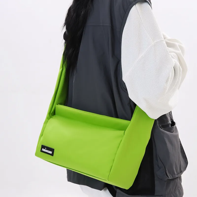 Alcohol Dragon Oxford Shoulder Bag, Crossbody Bag Unisex Black/Khaki/Green/Blue-2