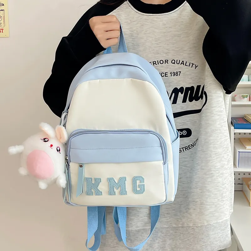 Alcohol Dragon Nylon Backpack Regular Unisex Pink/Blue/Black/Yellow/Green-21
