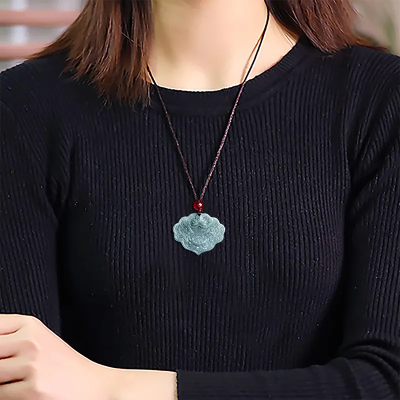 Emerald Glutinous Jade Jadeite Pendants Unisex-1