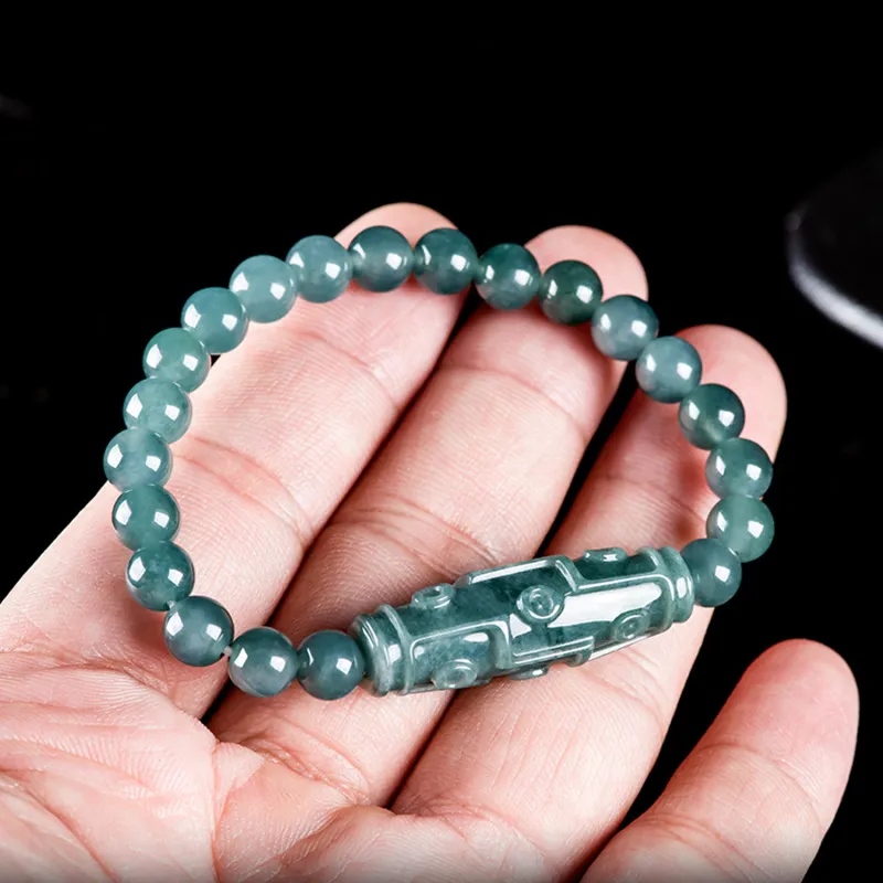 Emerald Glutinous Jade Bracelets Unisex-2