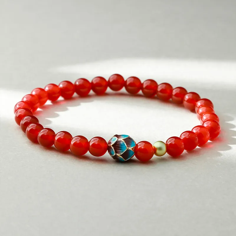 Emerald Agate Bracelets Women's-2