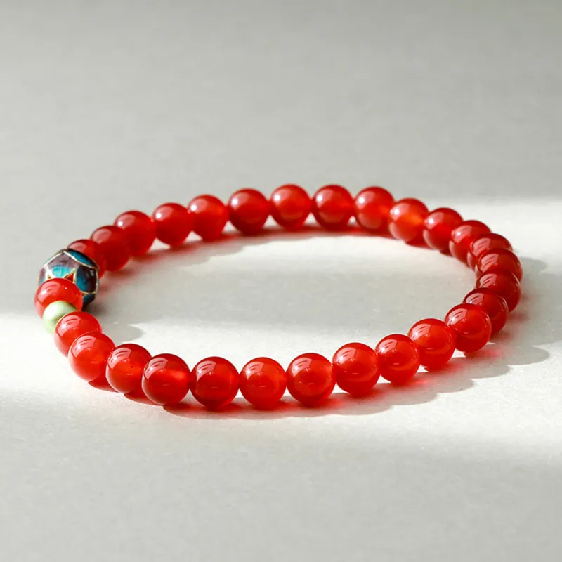 Emerald Agate Bracelets Women's-3