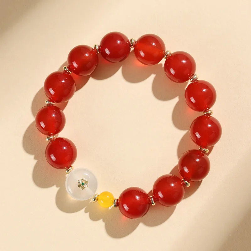 Emerald Agate Jade Bracelets Women's-11