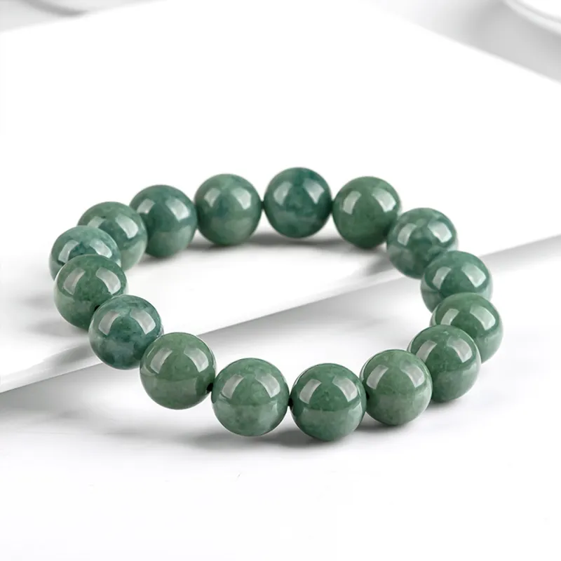 Emerald Bean Type Jadeite Bracelets Women's-4