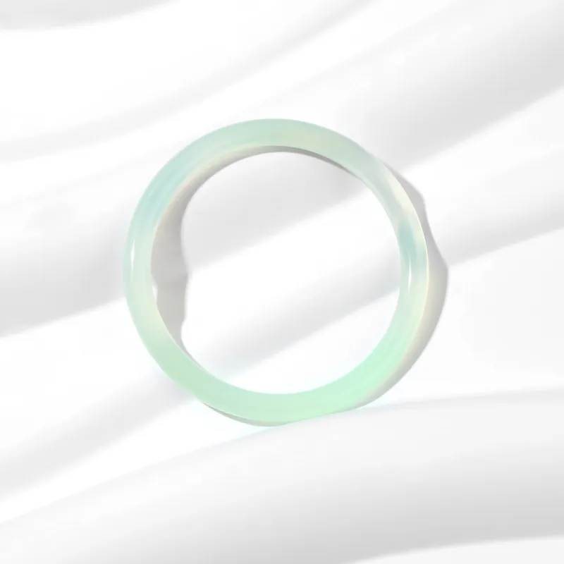 Emerald Chalcedony Jade Bangles Women's-5