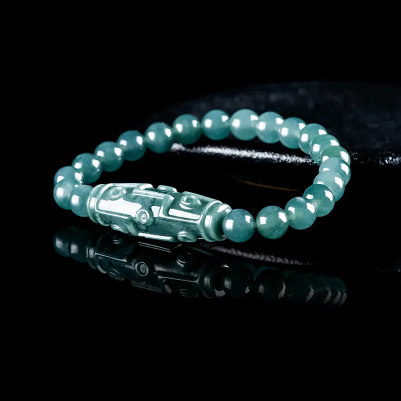 Emerald Ice Type Jadeite Bracelets Unisex-3