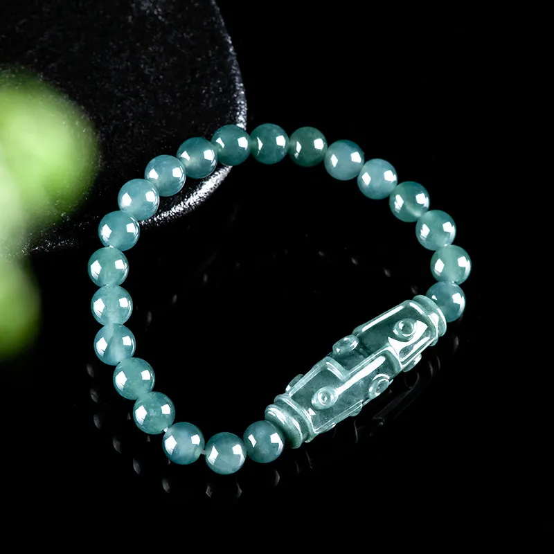 Emerald Ice Type Jadeite Bracelets Unisex-2