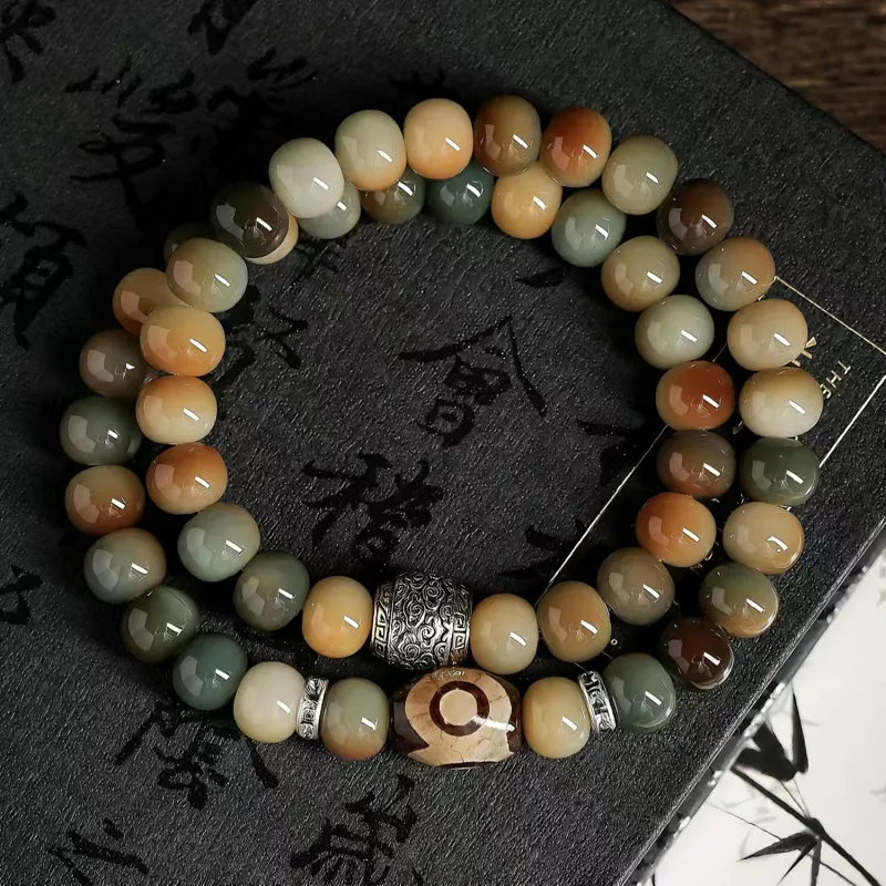 Emerald Bodhi Seed Bracelets Unisex-6