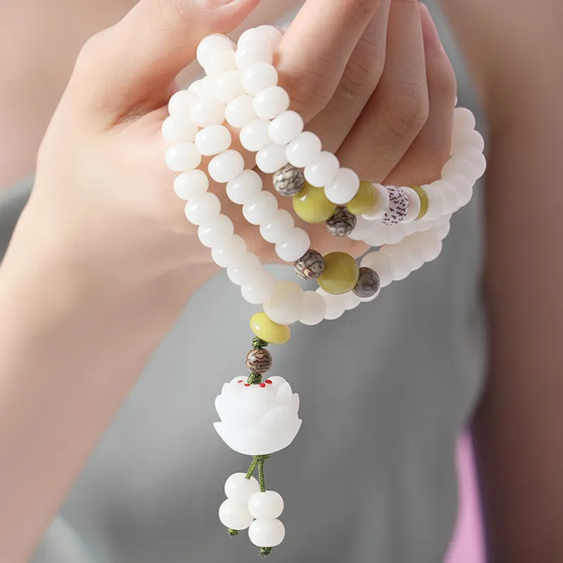 Emerald Bodhi Seed Bracelets Unisex-2