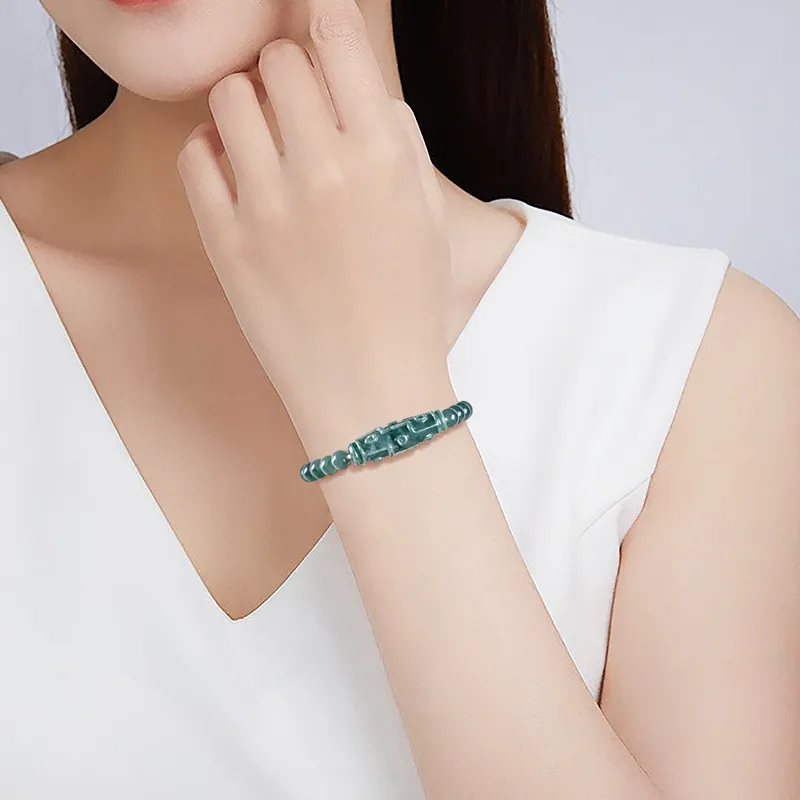 Emerald Ice Type Jadeite Bracelets Unisex-5