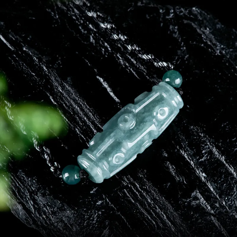 Emerald Glutinous Jade Jadeite Necklaces Unisex-4