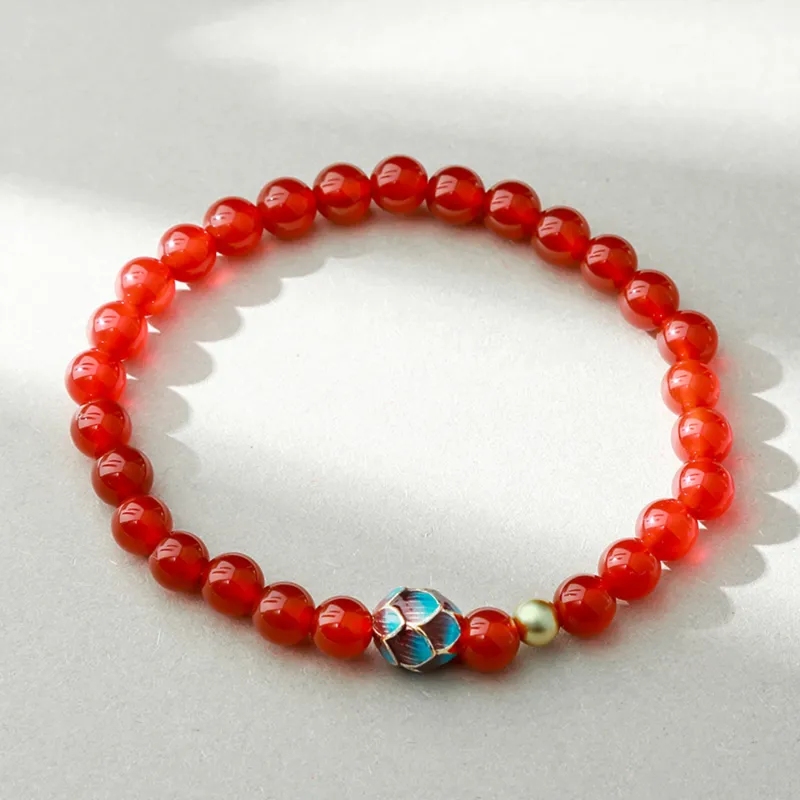 Emerald Agate Bracelets Women's-4
