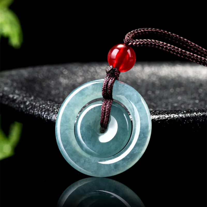 Emerald Ice Glutinous Necklaces Unisex-7