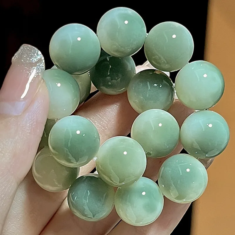 Emerald Bodhi Root Bracelets Unisex-2