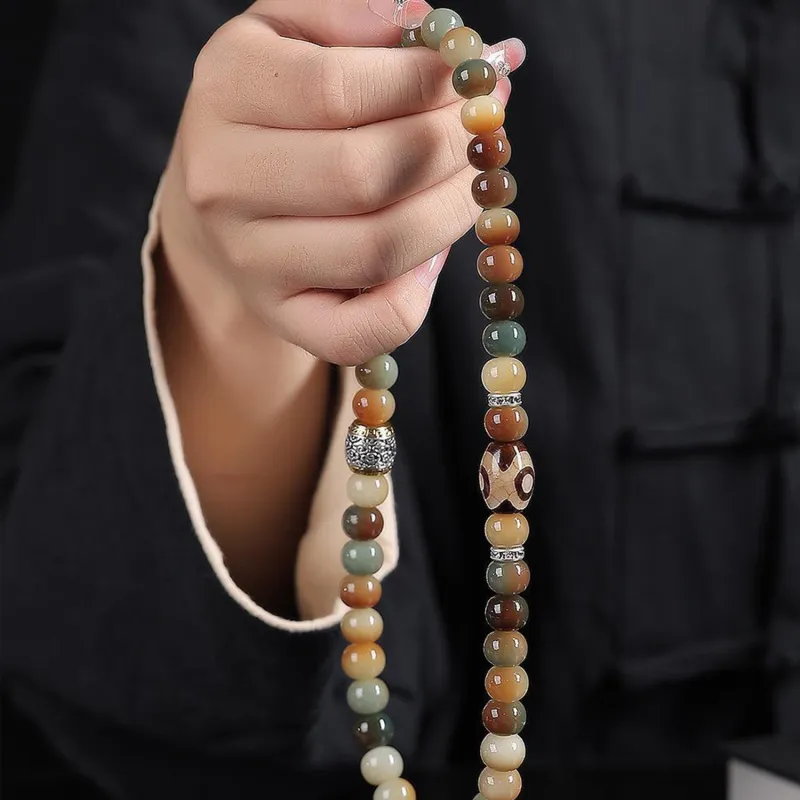 Emerald Bodhi Seed Bracelets Unisex-2