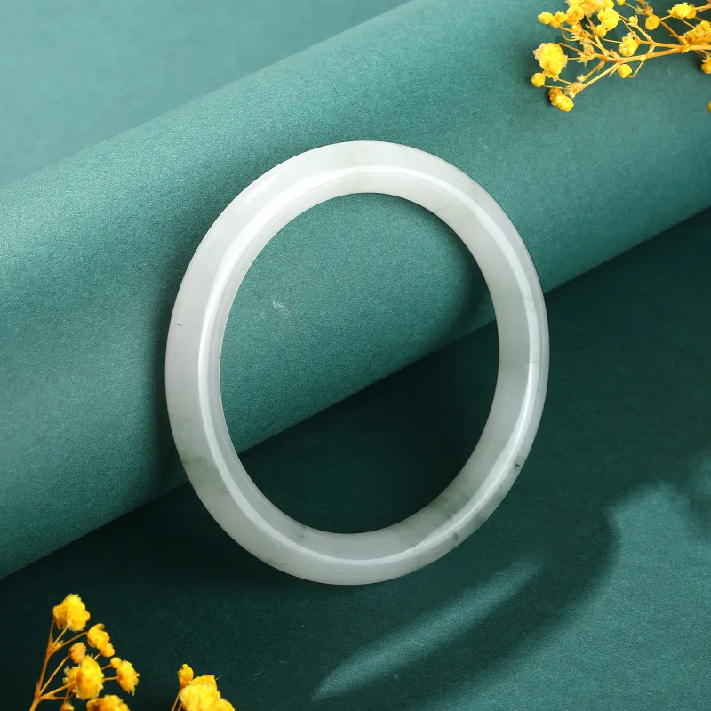 Emerald Tianshan Jade Bangles Women's-7